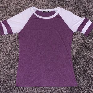 Women's Short Sleeve Purple